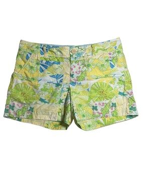 Lilly Pulitzer Alligator Callahan Patchwork Shorts. Size 10